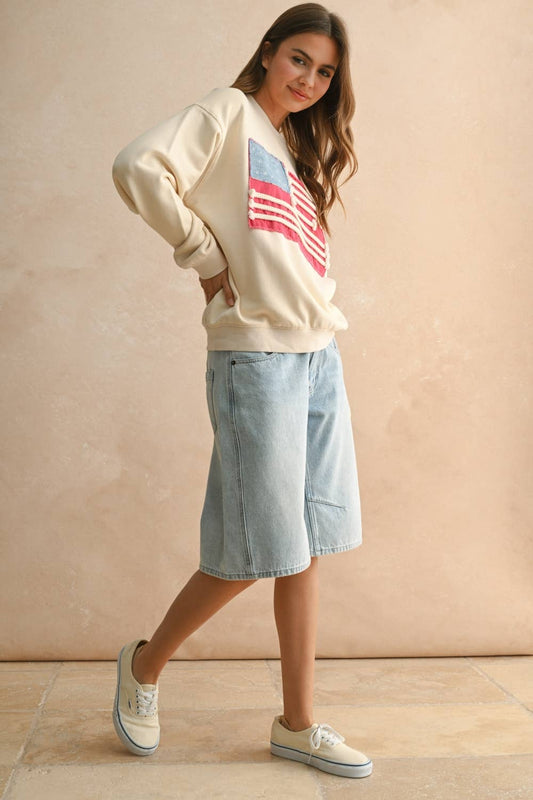 The Perfect All-American Sweatshirt