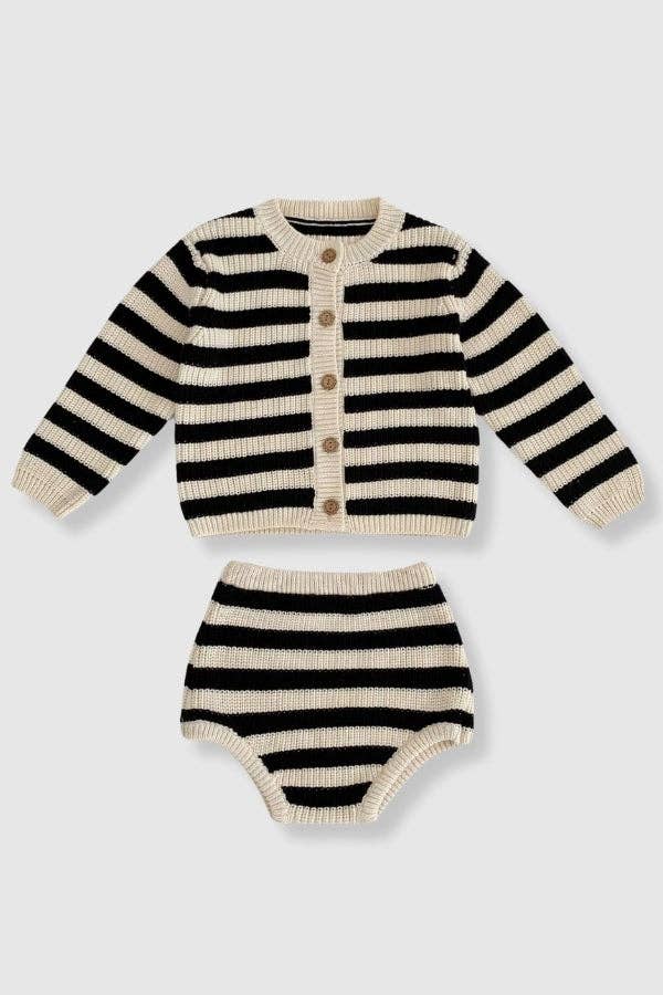 Knit Striped Mini's Sweater Set