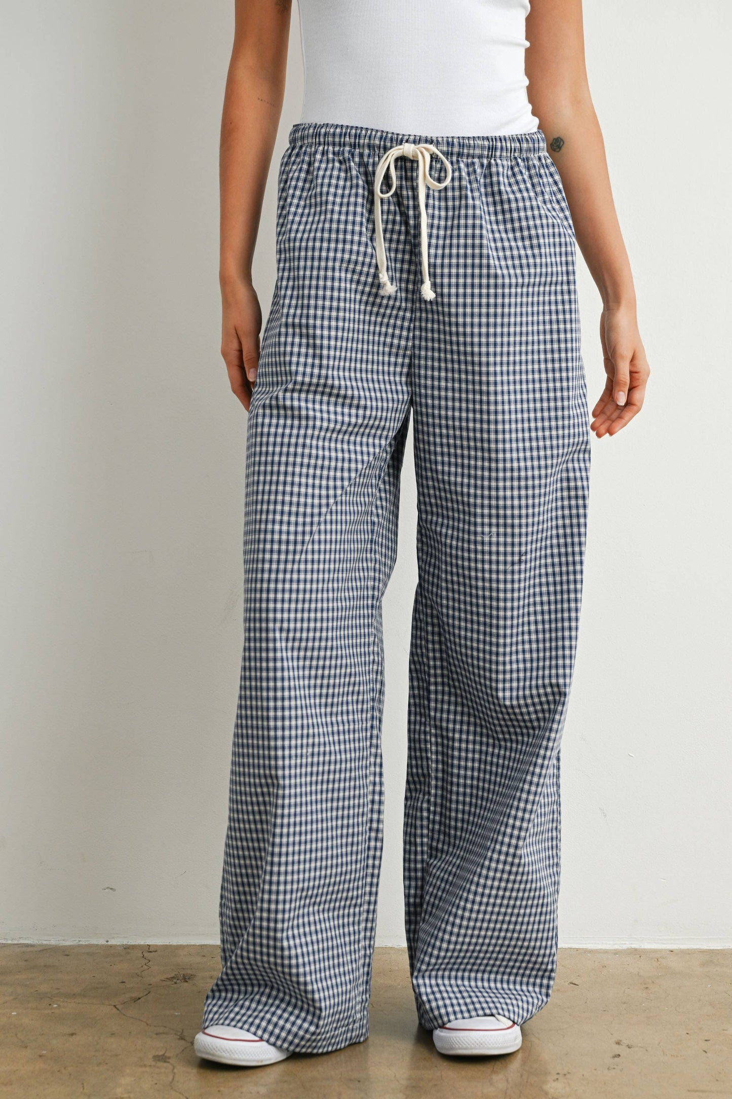 Adjustable Tie-Front Pants