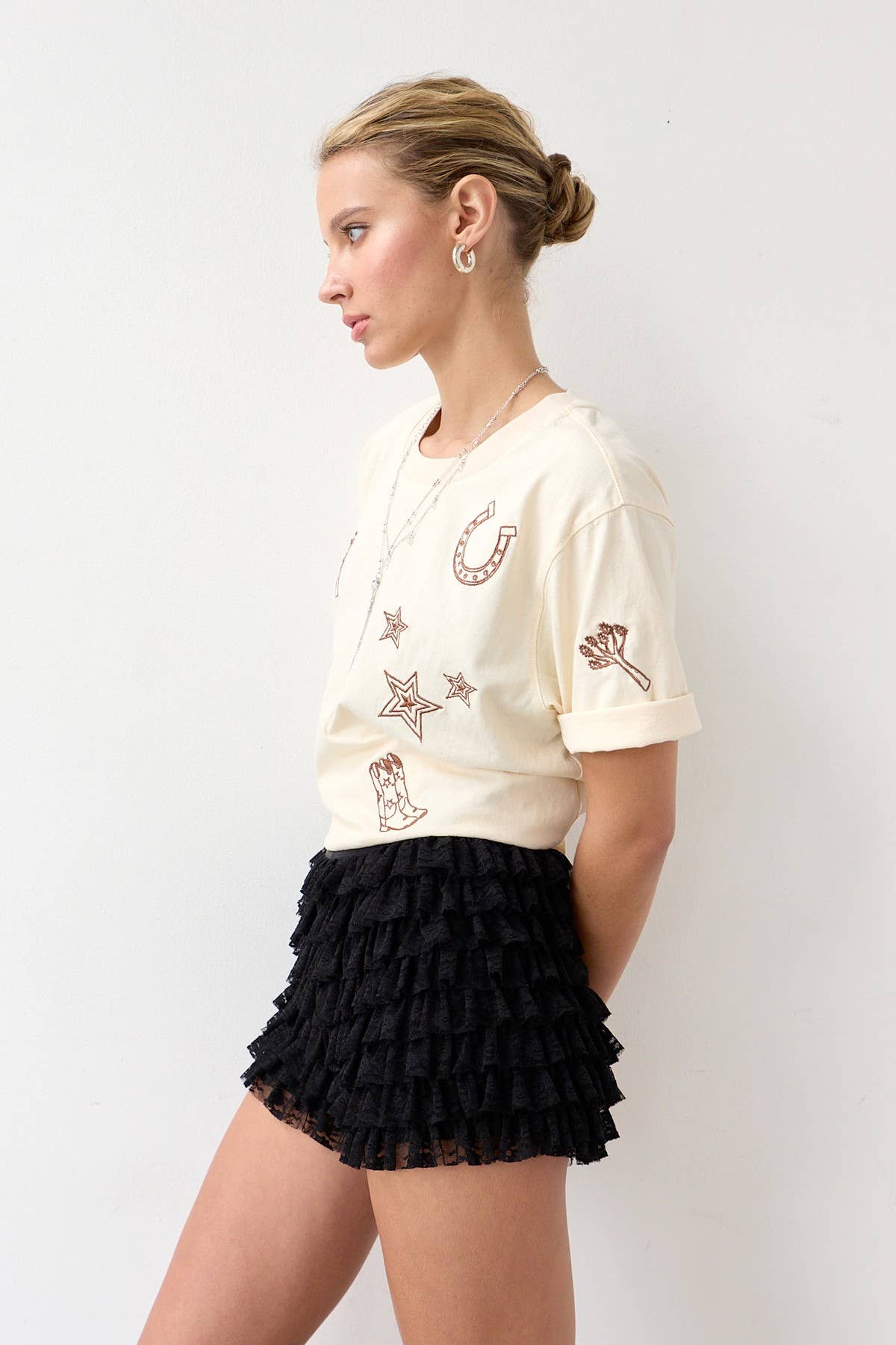Western Embroidered Tee