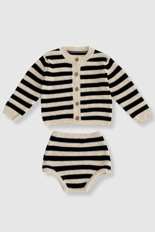 Knit Striped Mini's Sweater Set