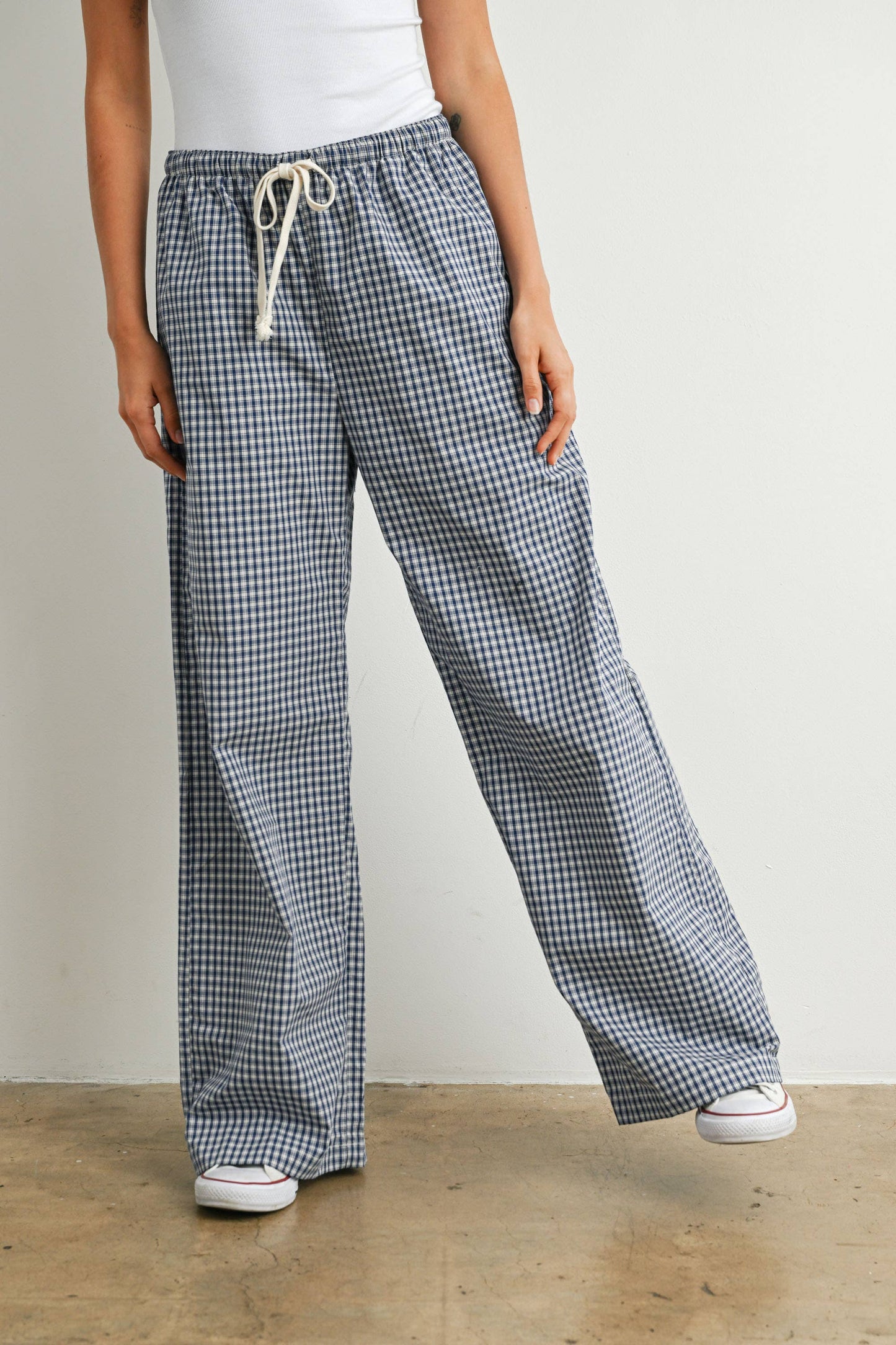 Adjustable Tie-Front Pants
